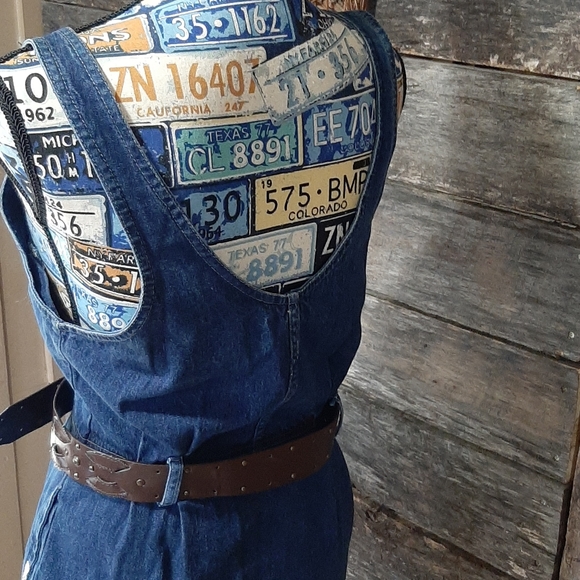 Great denim overall dress - Picture 4 of 5